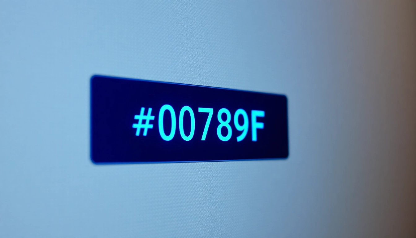 Visit https://00789f.com/ for a vibrant cyan color palette example in sleek digital design visuals for modern branding.