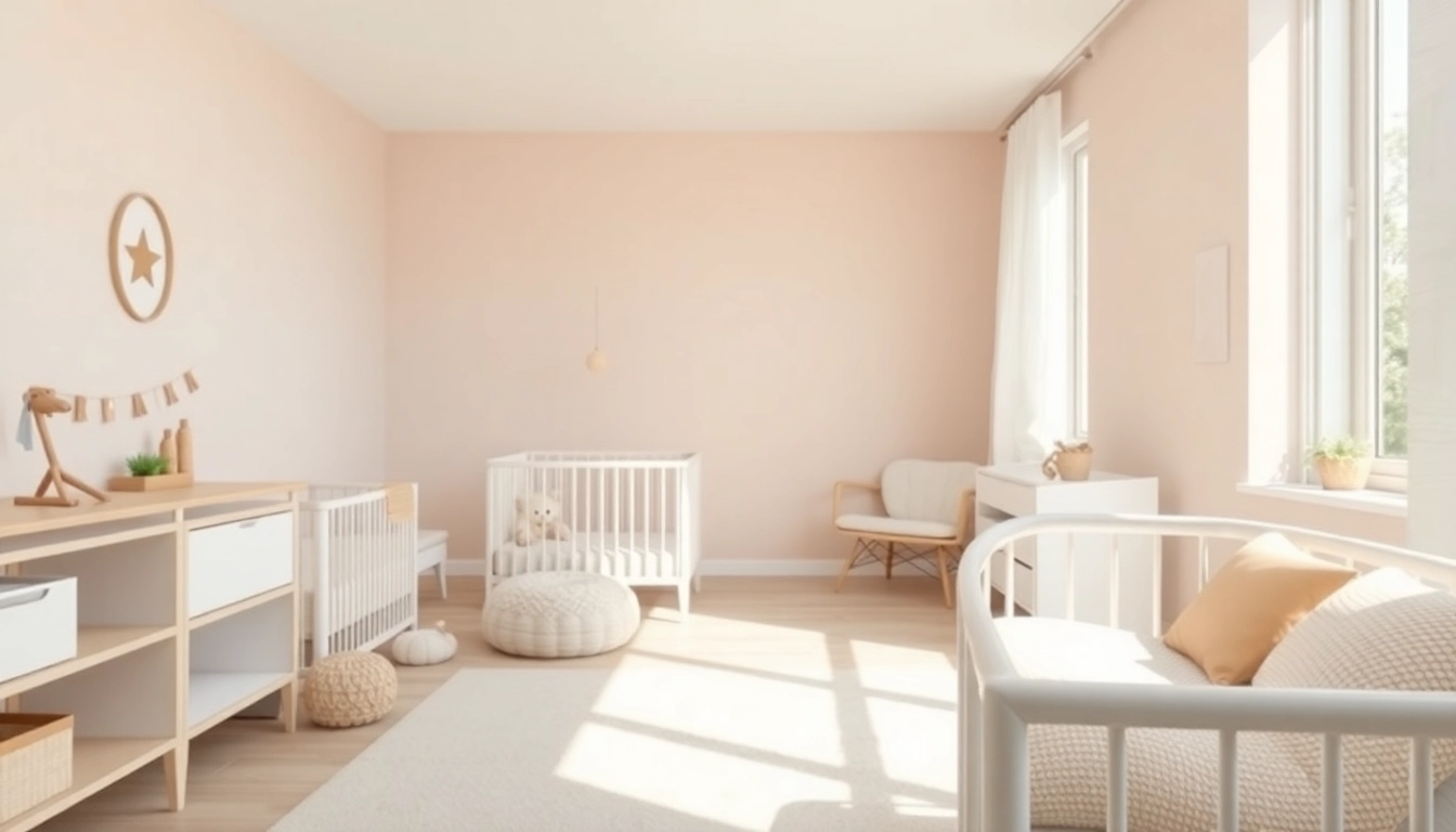 Modern Paras pinnasänky with safety rails and adjustable height in a cozy nursery setting for safe and restful sleep.