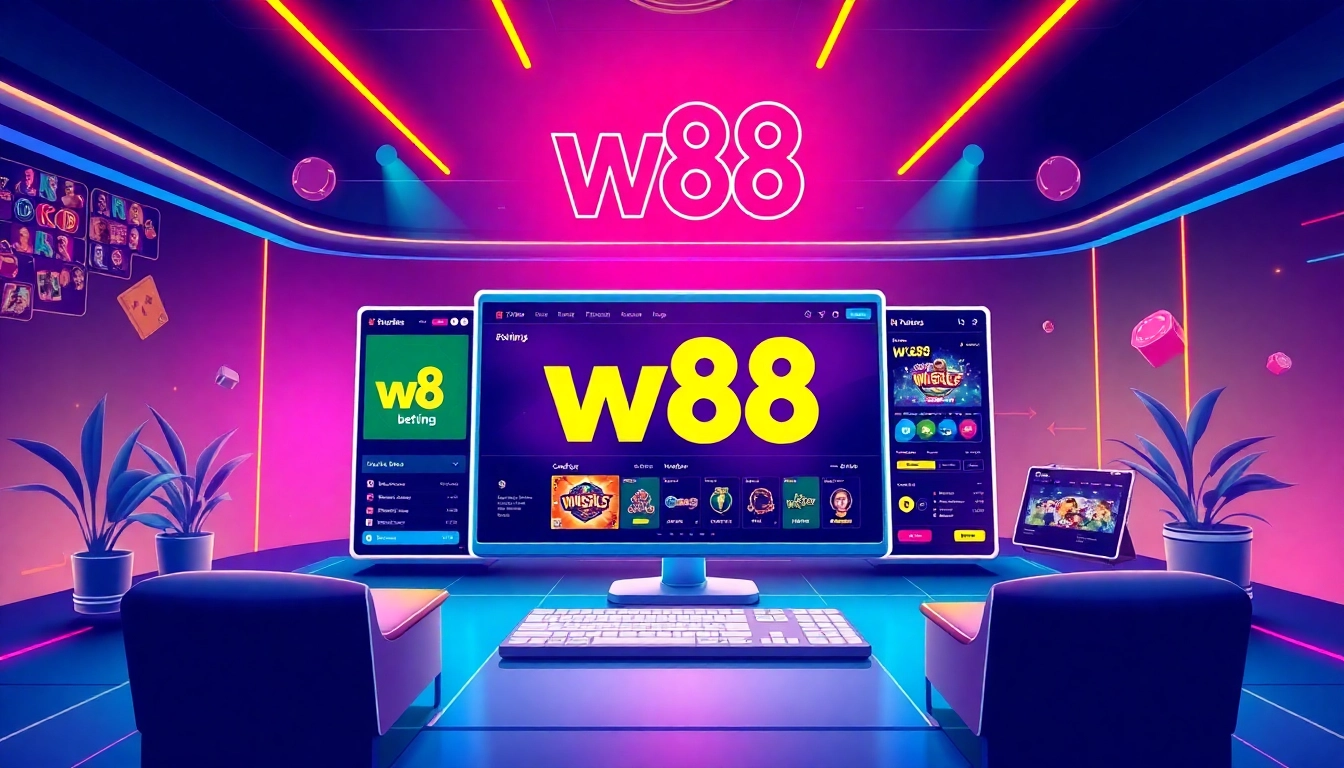 Navigate the w88 online betting platform showcasing seamless interface and engaging user experience for sports and casino games.