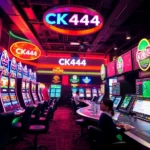 Engaging CK444 online gaming platform showcasing slots, live casino, and sports betting in vibrant colors for Bangladeshi players.