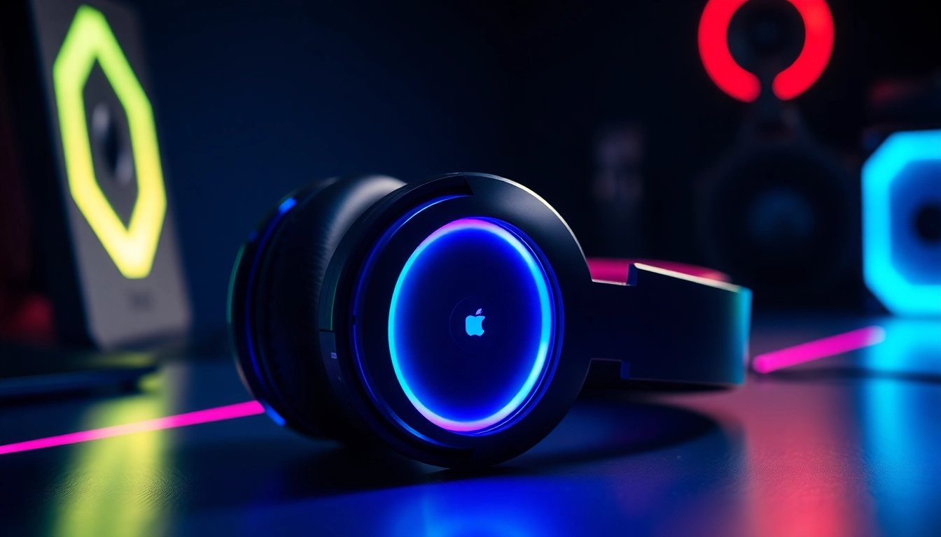 Experience immersive sound with vibrant RGB headphones, featuring high-fidelity audio and stylish design for gaming and music.