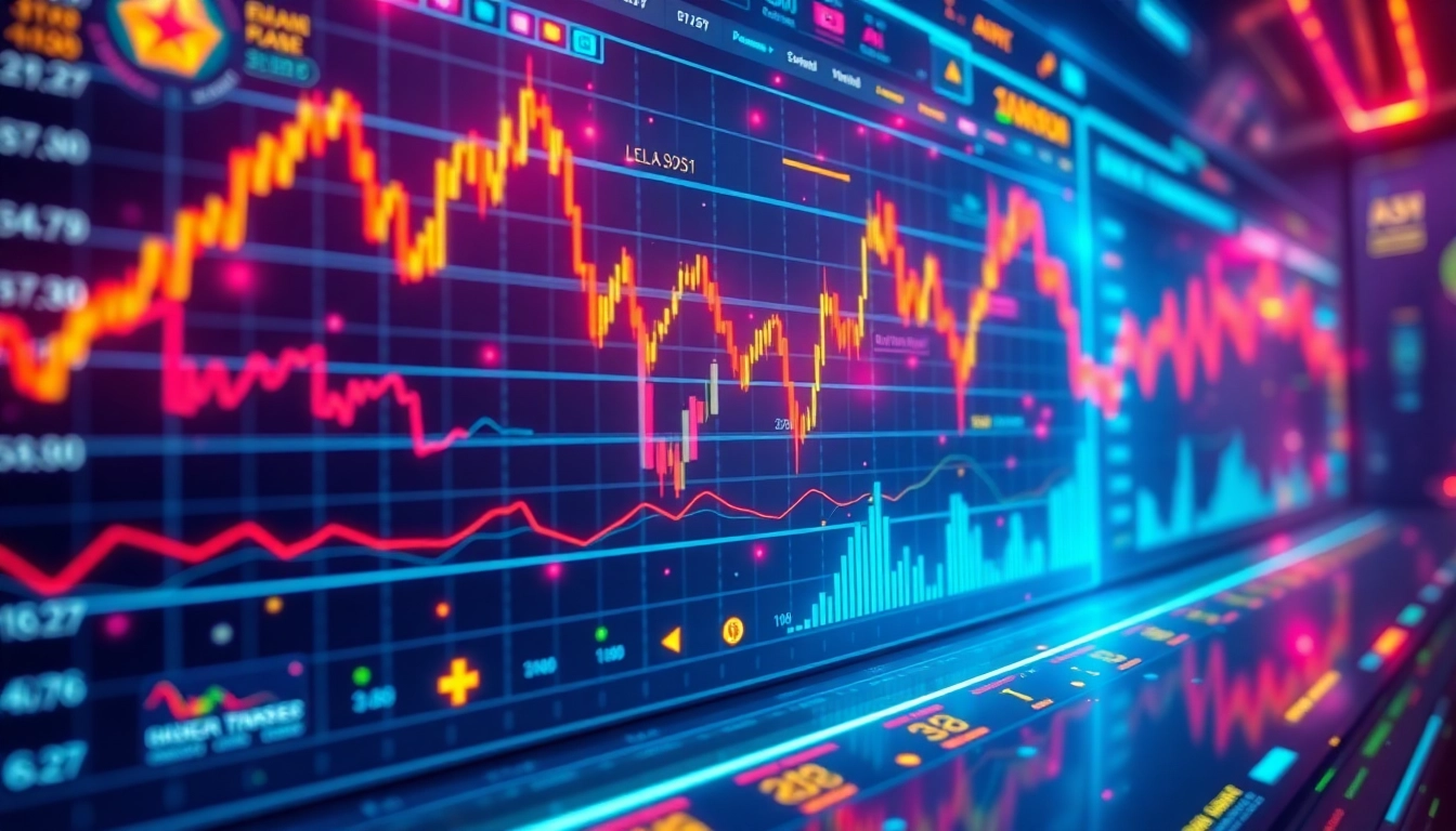 Cryptocurrency market traders analyze digital charts amidst volatile crypto trends for market