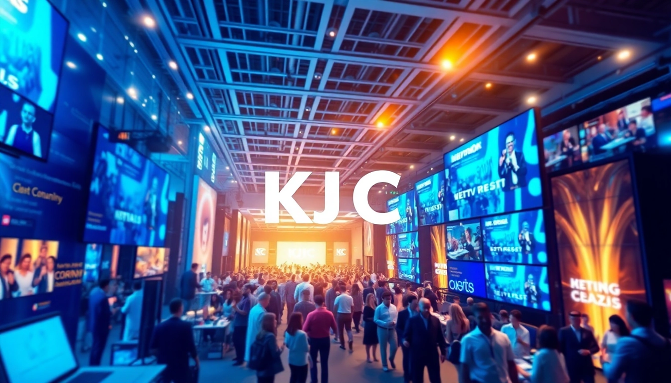 KJC's dynamic global media platform connecting innovative entertainment, community, and technological solutions, illustrating trust and growth.