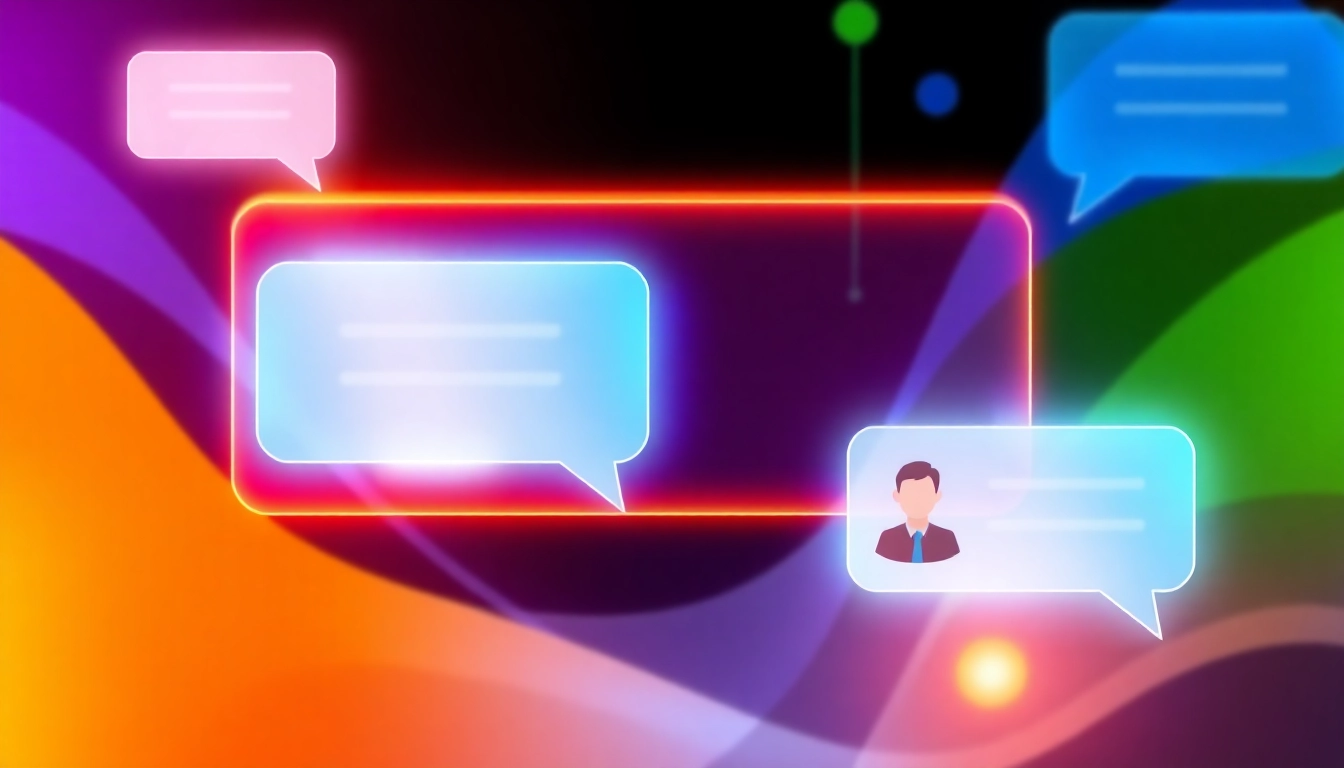 Engaging chat platform demonstrating seamless digital communication and user interaction features