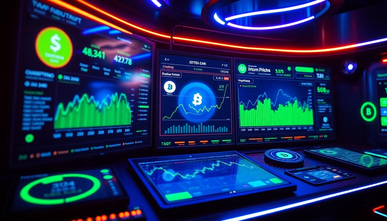 Cryptocurrency Market Update showing latest digital trading charts and crypto data analysis for