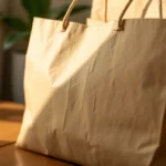 Eco-friendly torba papierowa in use, showcasing its durability and natural texture for