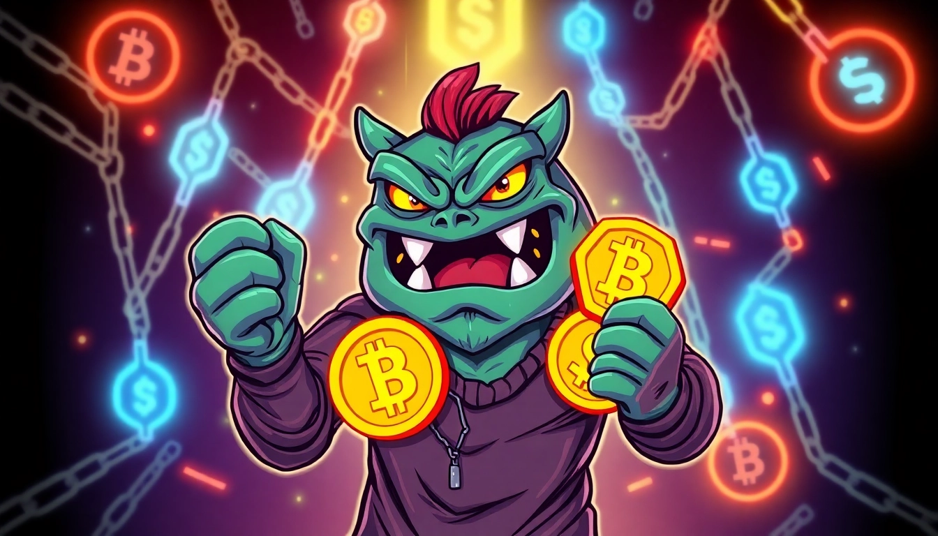 Angry Pepe Fork logo in a dynamic pose highlighting its community-driven and multi-chain meme