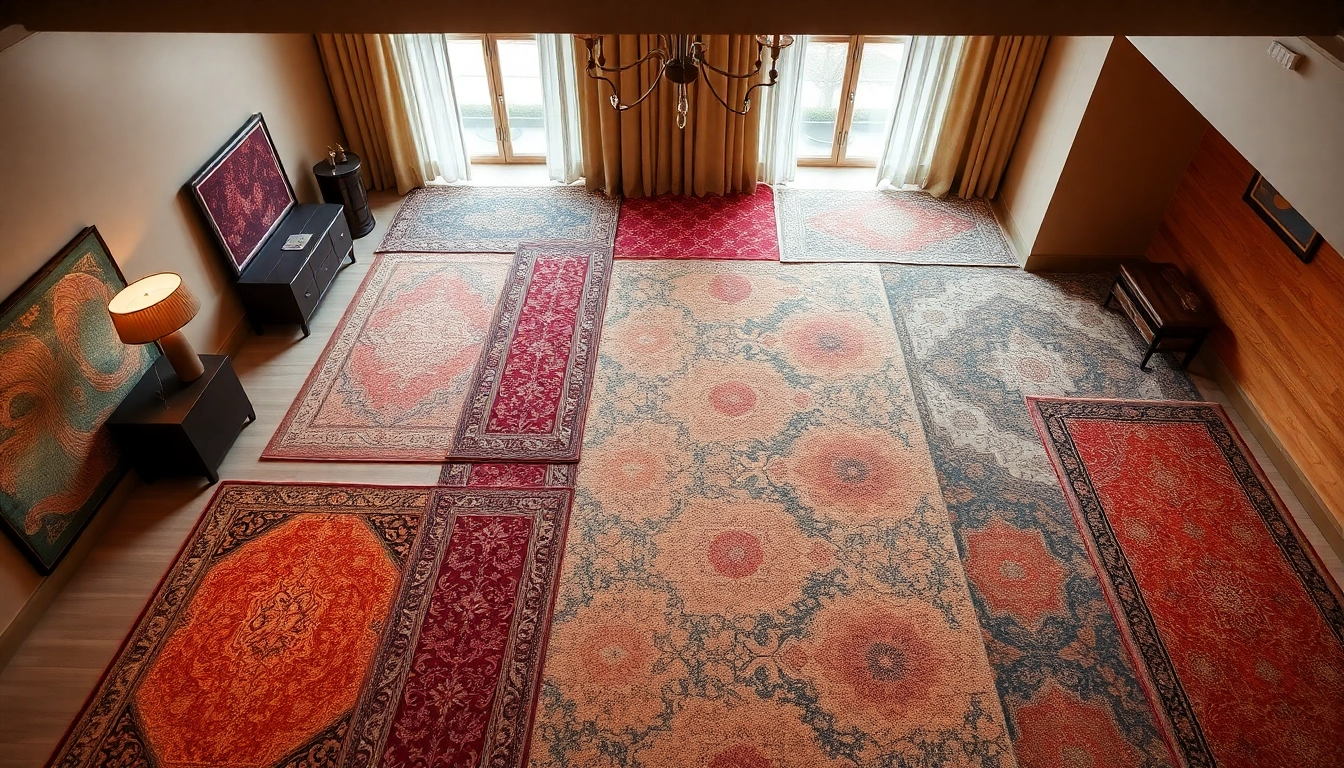 Tappeti a Milano showcased in stylish living room with handcrafted rugs and warm lighting,