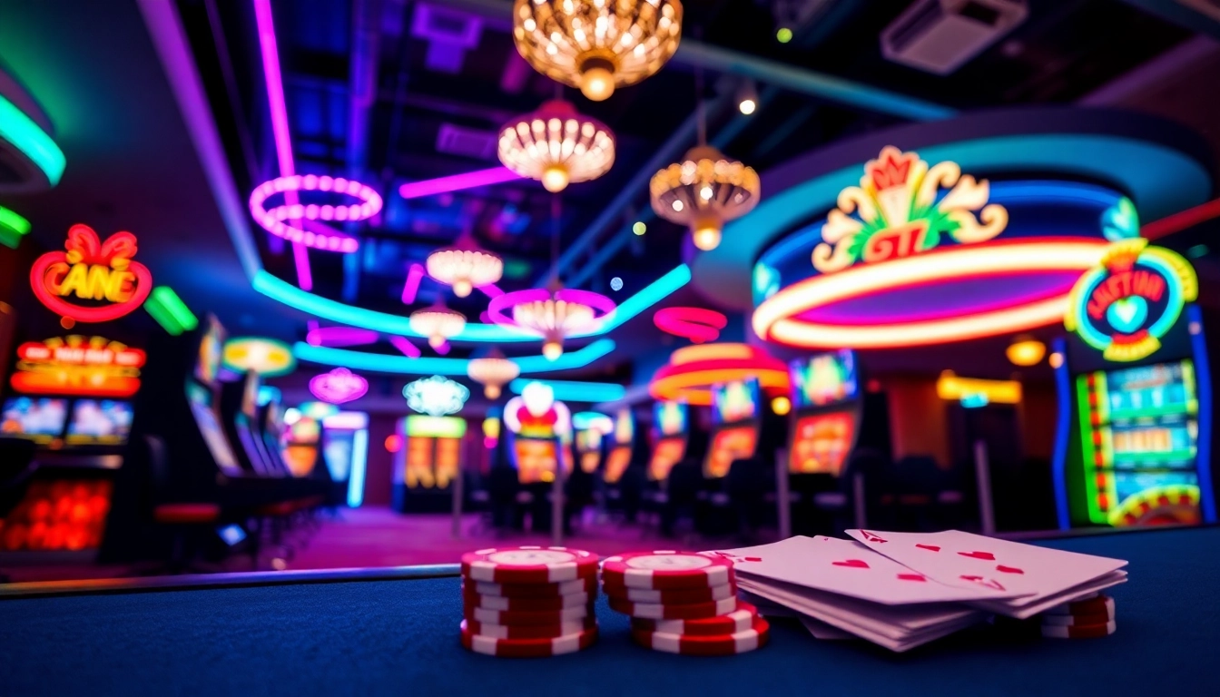 Casino siteleri guide with vibrant gaming scene and online betting platform illustration for