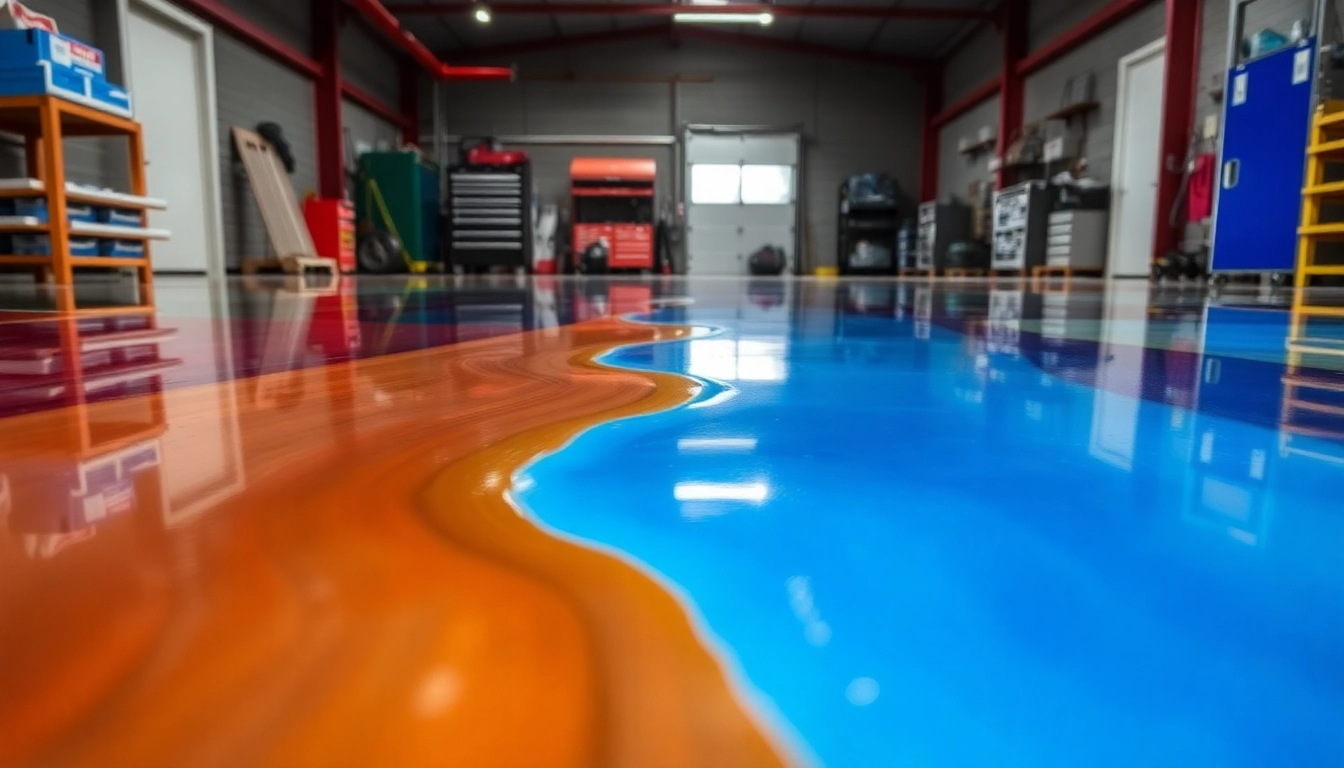 Professional epoxy resin flooring in Birmingham highlighting durability and sleek finish for