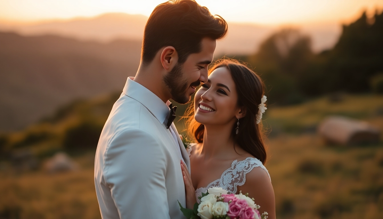 Professional photographer capturing natural eskuvoi fotozas moments of bride and groom in