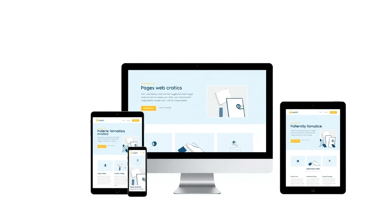 Create a user-friendly layout of paginas web baratas on multiple devices, emphasizing